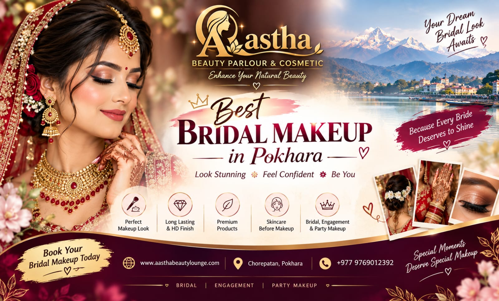 Best Cosmetic Shop in Pokhara – Hair Care Products, Hair Treatment Creams, Makeup, Cosmetics and Beauty Essentials at Aastha Beauty Parlour & Cosmetic Chorepatan