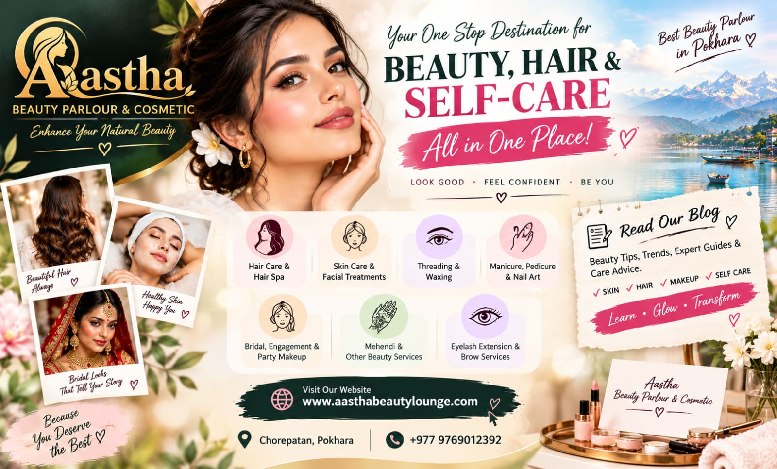 Hair Spa in Pokhara at Aastha Beauty Lounge for Smooth, Soft and Healthy-Looking Hair